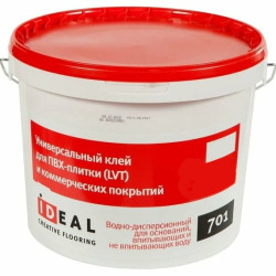 Клей Ideal 701 (1 кг) универсальный для ПВХ-плитки (LVT) и коммерческих покрытий