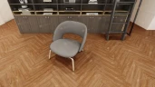 Ламинат Alpine Floor Herringbone 12мм Дуб Венето LF105-10 (600*100*12мм)уп.22шт(A+B)/1,32м2