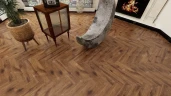 Ламинат Alpine Floor Herringbone 12мм Дуб Умбрия LF105-11 (600*100*12мм)уп.22шт(A+B)/1,32м2
