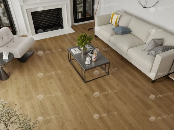 Alpine floor SOLO PLUS  ЕСО14-101 Аллегро 43кл (1220мм*183мм*4мм, уп/2,23м2)