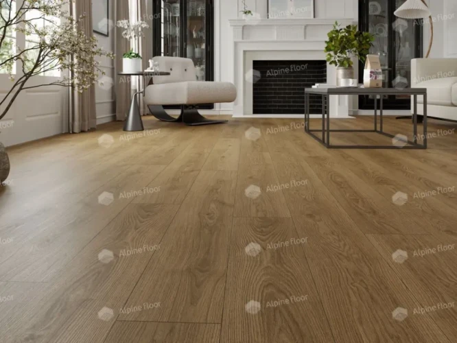 Alpine floor SOLO PLUS  ЕСО14-101 Аллегро 43кл (1220мм*183мм*4мм, уп/2,23м2)