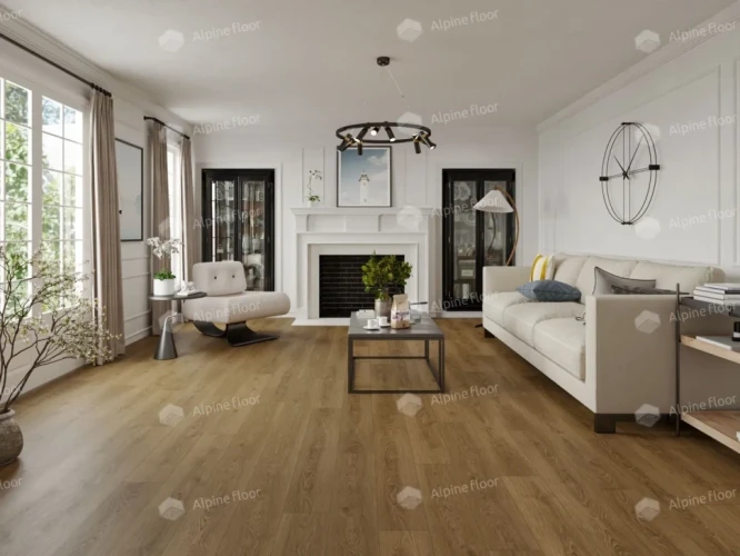Alpine floor SOLO PLUS  ЕСО14-101 Аллегро 43кл (1220мм*183мм*4мм, уп/2,23м2)