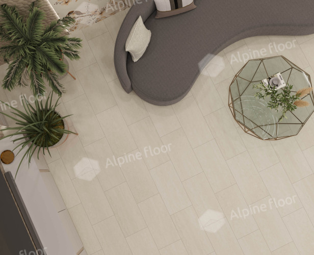 Ламинат Alpine Floor Stone Mood Травертин макадамия LF402-07 (600*298*12мм)1.252м2/уп