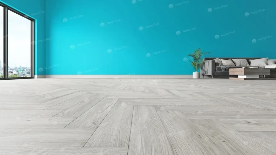 Alpine floor Parqet Light LVT ЕСО 16-11 Снежный 43 класс 4V (590*118*2,5мм уп. 2,228м2)