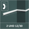 Молдинг Unica UHD 12/30, белый, L 2.4м