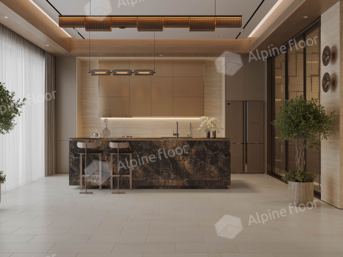 Ламинат Alpine Floor Stone Mood Бежевый травертин LF402-11 (600*298*12мм)1.252м2/уп