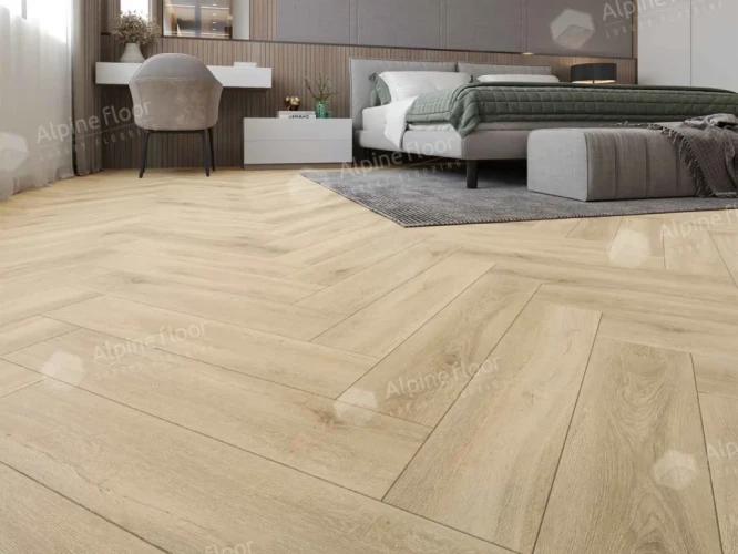 Alpine floor Parqet Light LVT ЕСО 16-24 Дуб Ригель 43 класс 4V (590*118*2,5мм уп. 2,228м2)