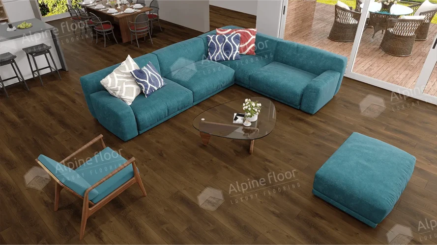Alpine Floor LVT Liberty Loose Lay ECO 23-4 Дуб Натуральный Изысканный (1227мм*187мм*5мм, 8шт/уп/1,8