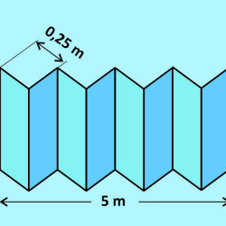 Подложка Гармошка Solid  5мм. 1,05х0,25м (5,25м2)