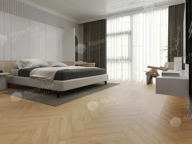 Alpine floor Parqet Light LVT ЕСО 16-26 Дуб Лесат 43 класс 4V (590*118*2,5мм уп. 2,228м2)
