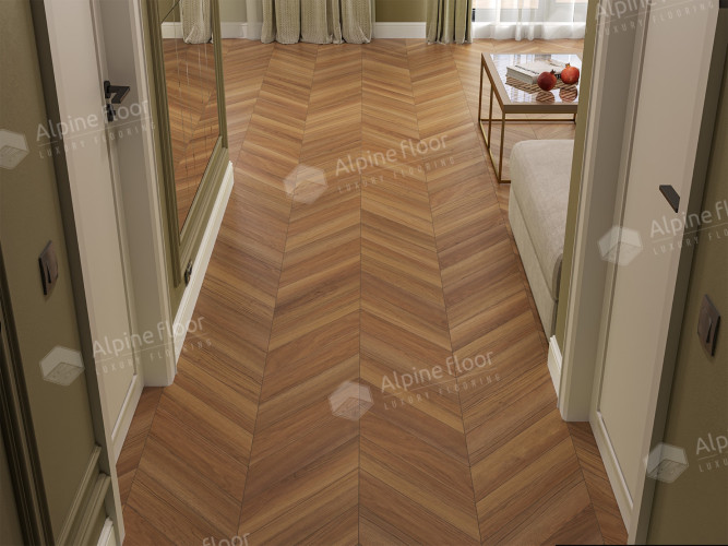 Ламинат Alpine Floor Chevron Art Дуб Этна LF109-08 (550*112*12мм)1.232м2/уп