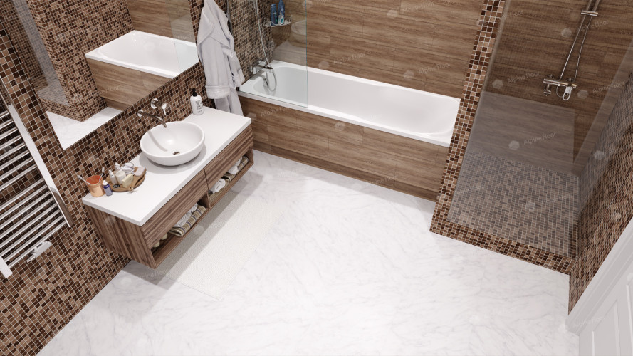 Alpine floor GRAND STONE 8-1 ДЫМЧАТЫЙ ЛЕС 43кл (470*470*3мм, 15шт/уп/3,31м2)