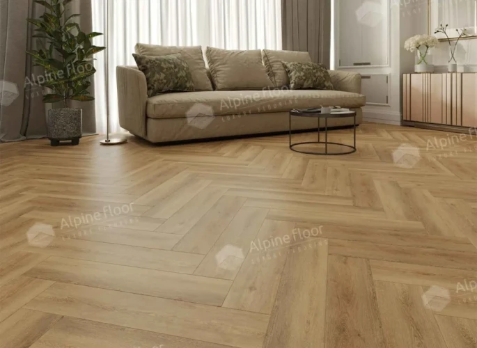 Alpine floor Parqet Light LVT ЕСО 16-30 Дуб Буна 43 класс 4V (590*118*2,5мм уп. 2,228м2)