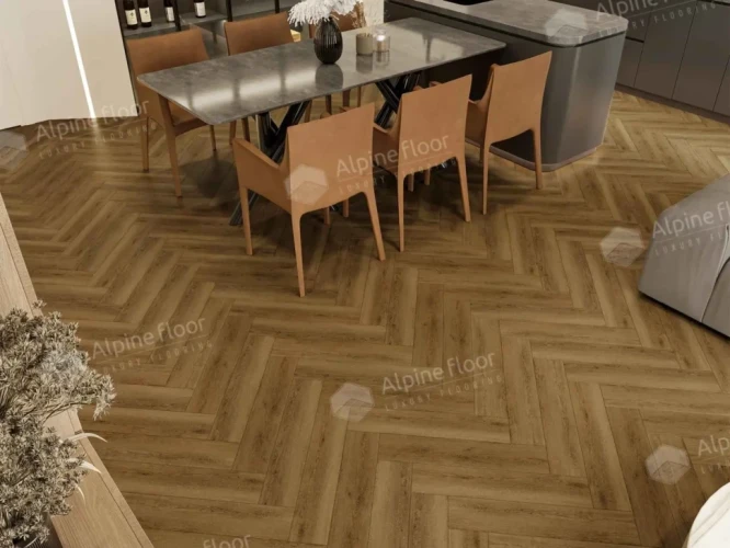 Alpine floor Parqet Light LVT ЕСО 16-31 Дуб Капелла 43 класс 4V (590*118*2,5мм уп. 2,228м2)