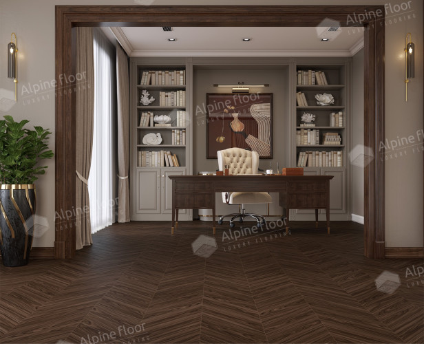 Ламинат Alpine Floor Chevron Art Орех Гранд-Каньон LF109-10 (550*112*12мм)1.232м2/уп