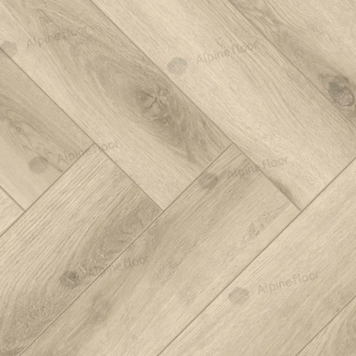Ламинат Alpine Floor Herringbone LF102-8А Дуб Орлеан (606х101х8mm)уп.22шт/1.3465м2