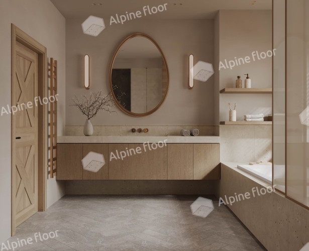 Alpine floor АДАМАНТ ПАРКЕТ ЕСО 31-1 Санта-Ана 43кл (600мм*125мм*4мм, 20шт/уп/1,5м2)