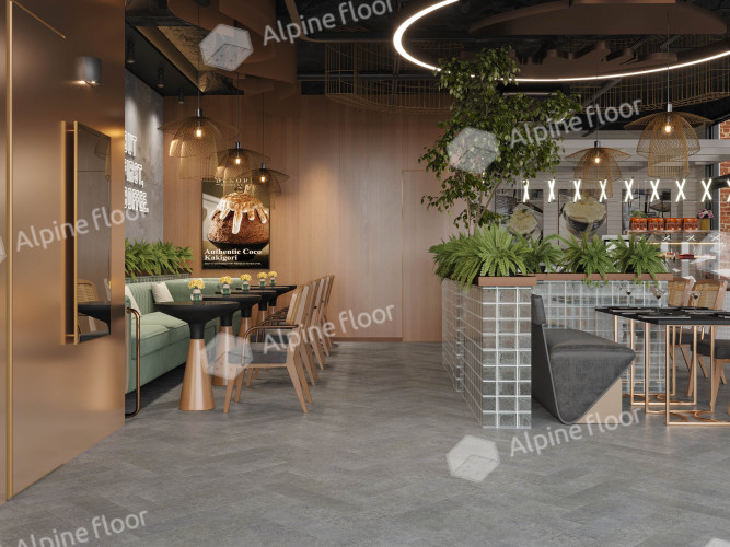 Alpine floor АДАМАНТ ПАРКЕТ ЕСО 31-2 Хальны 43кл (600мм*125мм*4мм, 20шт/уп/1,5м2)