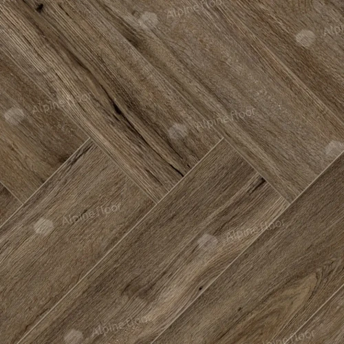 Ламинат Alpine Floor Herringbone LF102-10В Дуб Бордо (606х101х8mm)уп.22шт/1.3465м2