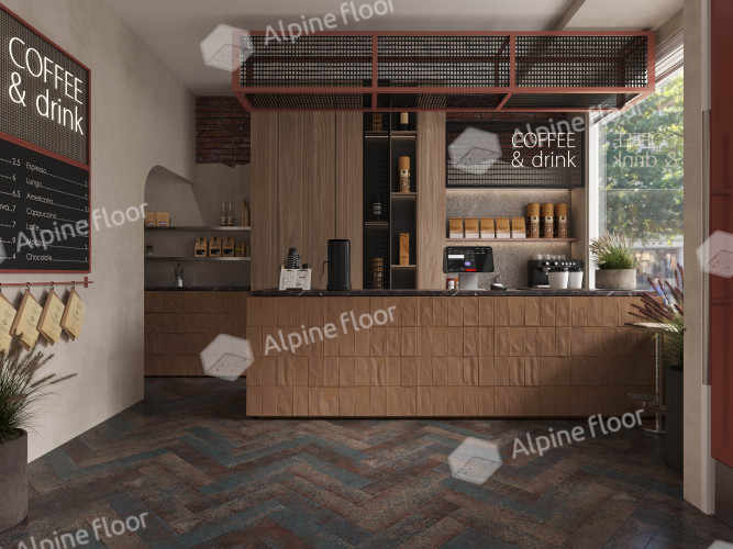 Alpine floor АДАМАНТ ПАРКЕТ ЕСО 31-3 Сирокко 43кл (600мм*125мм*4мм, 20шт/уп/1,5м2)
