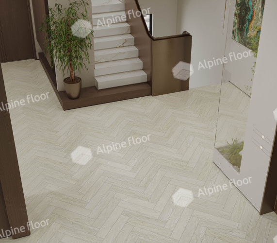 Alpine floor АДАМАНТ ПАРКЕТ ЕСО 31-6 Лу 43кл (600мм*125мм*4мм, 20шт/уп/1,5м2)
