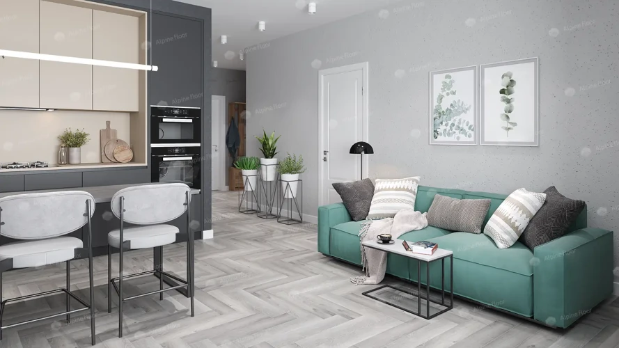 Alpine floor Parqet Light ЕСО 13-18 Дуб Лейтена 43 класс 4V (600*125*4 уп. 1,95 м2)