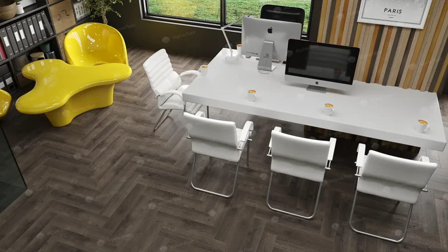Alpine floor Parqet Light ЕСО 13-19 Дуб Антарес 43 класс 4V (600*125*4 уп. 1,95 м2)