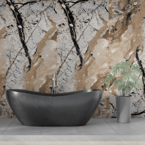 Гибкий мрамор Marble Light Танзания М-001/1 2800*1160*1мм