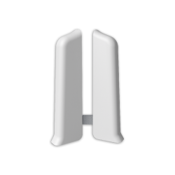 Заглушки Lexida 80мм 001 Белый (Блистеры 2шт)
