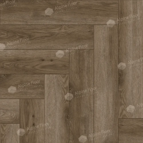 Ламинат Alpine Floor Herringbone 12 Pro LF106-14В Дуб Пикардия (606х101х12mm)уп.18шт/1.1017м2