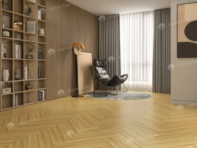 Alpine floor Parqet Light ЕСО 13-28 Дуб Поллукс 43 класс 4V (600*125*4 уп. 1,95 м2)