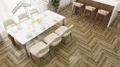 Ламинат Alpine Floor Herringbone 12 Pro LF106-09B Дуб Марсель (606х101х12mm)уп.18шт/1.1017м2
