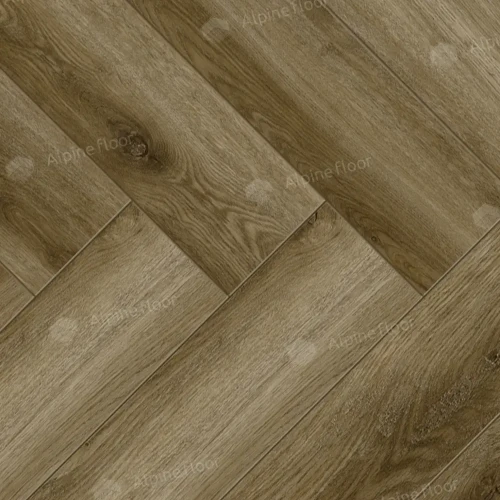 Ламинат Alpine Floor Herringbone 12 Pro LF106-09А Дуб Марсель (606х101х12mm)уп.18шт/1.1017м2