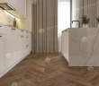 Chevron Alpine ЕСО 18-13 Дуб Коричневый CHEVRON ECO 43 кл 4V (600*127*5) уп. 1,6764 м2)