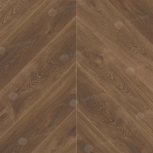Chevron Alpine ЕСО 18-13 Дуб Коричневый CHEVRON ECO 43 кл 4V (600*127*5) уп. 1,6764 м2)