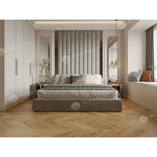 Chevron Alpine ЕСО 18-15 Дуб Буна CHEVRON ECO 43 кл 4V (600*127*5) уп. 1,6764 м2)
