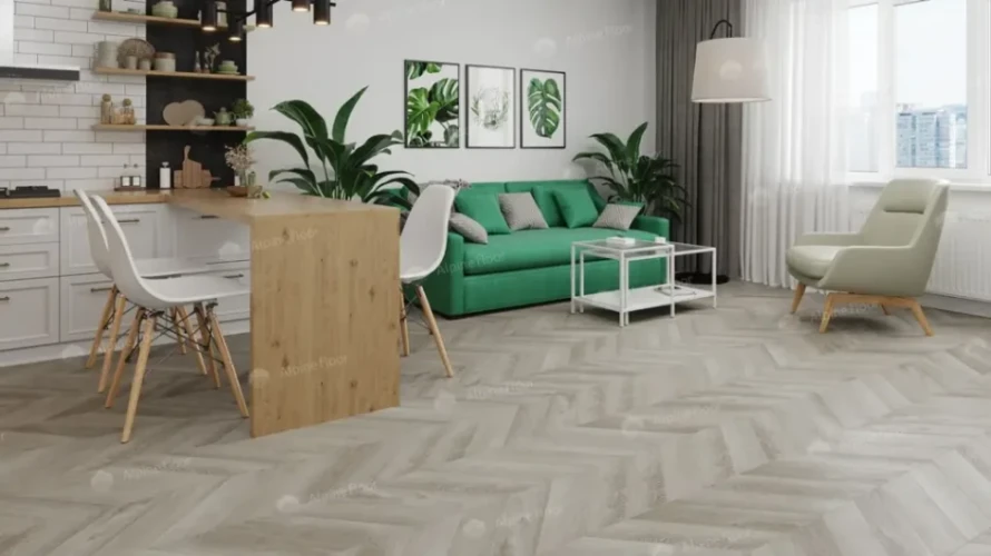 Chevron Alpine LVT ЕСО 20-1 ДУБ ФАНТАЗИЯ CHEVRON (555*127*2.5мм) уп. 1,9735 м2)