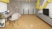 Ламинат Alpine Floor Herringbone 12 Pro LF106-04В Дуб Тулуза (606х101х12mm)уп.18шт/1.1017м2