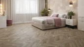 Chevron Alpine LVT ЕСО 20-3 ДУБ НАТУРАЛЬНЫЙ ОТБЕЛЕННЫЙ CHEVRON (555*127*2.5мм) уп. 1,9735 м2)