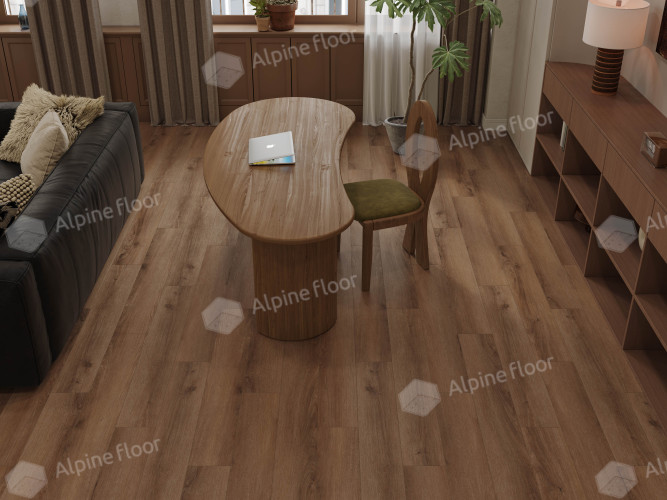 Alpine floor TITAN 6 ЕСО 28-9 Азурит 43кл (1220мм*183мм*6мм, 8шт/уп/1,786м2)