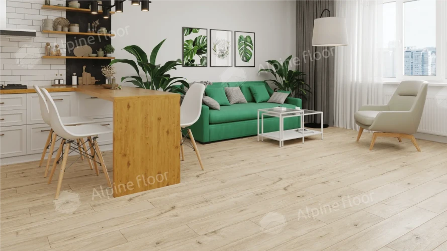 Ламинат Alpine Floor Aura LF100-02 Дуб Салерно (1218 х 198 х 8 mm)/уп.10шт/2,4116м2