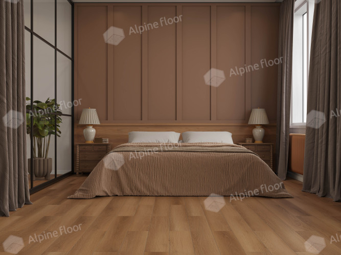 Alpine floor TITAN 8 ЕСО 27-3 Сириус 43кл (1220мм*183мм*8мм, 6шт/уп/1,34м2)