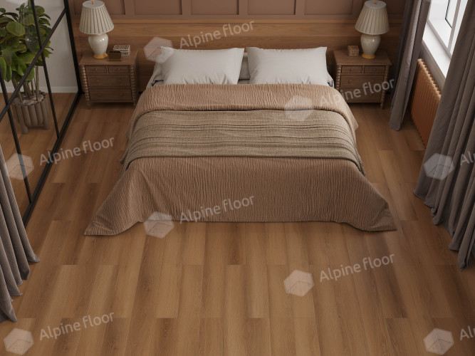 Alpine floor TITAN 8 ЕСО 27-3 Сириус 43кл (1220мм*183мм*8мм, 6шт/уп/1,34м2)