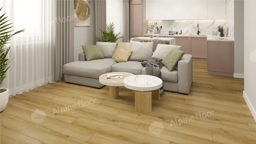 Ламинат Alpine Floor Aura LF100-06 Дуб Ливорно (1218 х 198 х 8 mm)/уп.10шт/2,4116м2