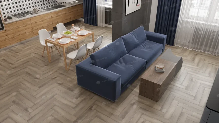 Alpine floor PARQUET PREMIUM ECO 19-15 Северная История ABA 43кл(600мм*125мм*8мм,10шт/уп/0,75м2)