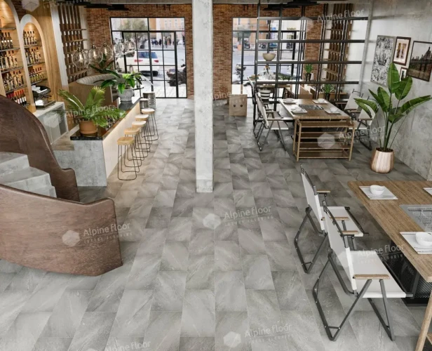 Alpine floor STONE ECO4-4 Дуб Авентон 43кл (608мм*304мм*4мм) уп/2,232м2)