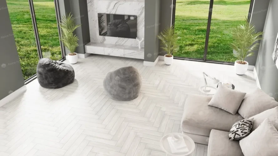 Alpine floor Parqet Light ЕСО 13-4 Дуб Арктик 43 класс 4V (600*125*4 уп. 1,95 м2)