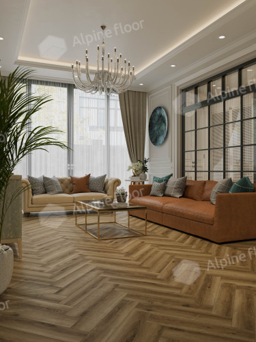 Alpine floor TITAN PARQUET ЕСО 29-1 Афина 43кл (600мм*125мм*6мм, 20шт/уп/1,5м2)