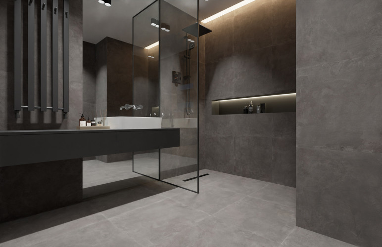 GT60601609MR Плитка грес глаз. Global Tile Atlant_GT Темно-сер 60*60 1.44м2/уп
