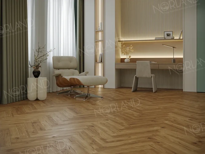 Ламинат Norland Herringbone Elegant Дуб Корсика LF303-18 (600*100*8мм)1,92м2/уп/32шт